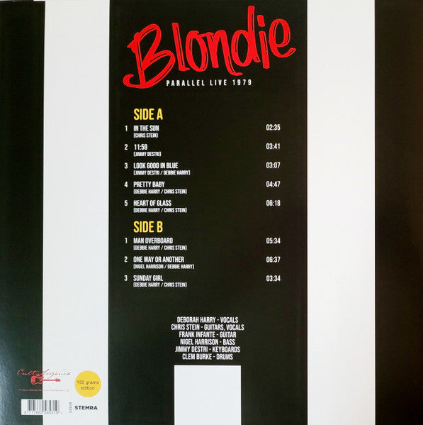Blondie – Parallel Live 1979 (NUEVO, SELLADO)