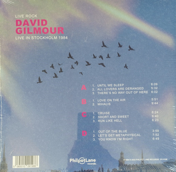 David Gilmour – Live In Stockholm 1984 / DISCO DOBLE (NUEVO, SELLADO)