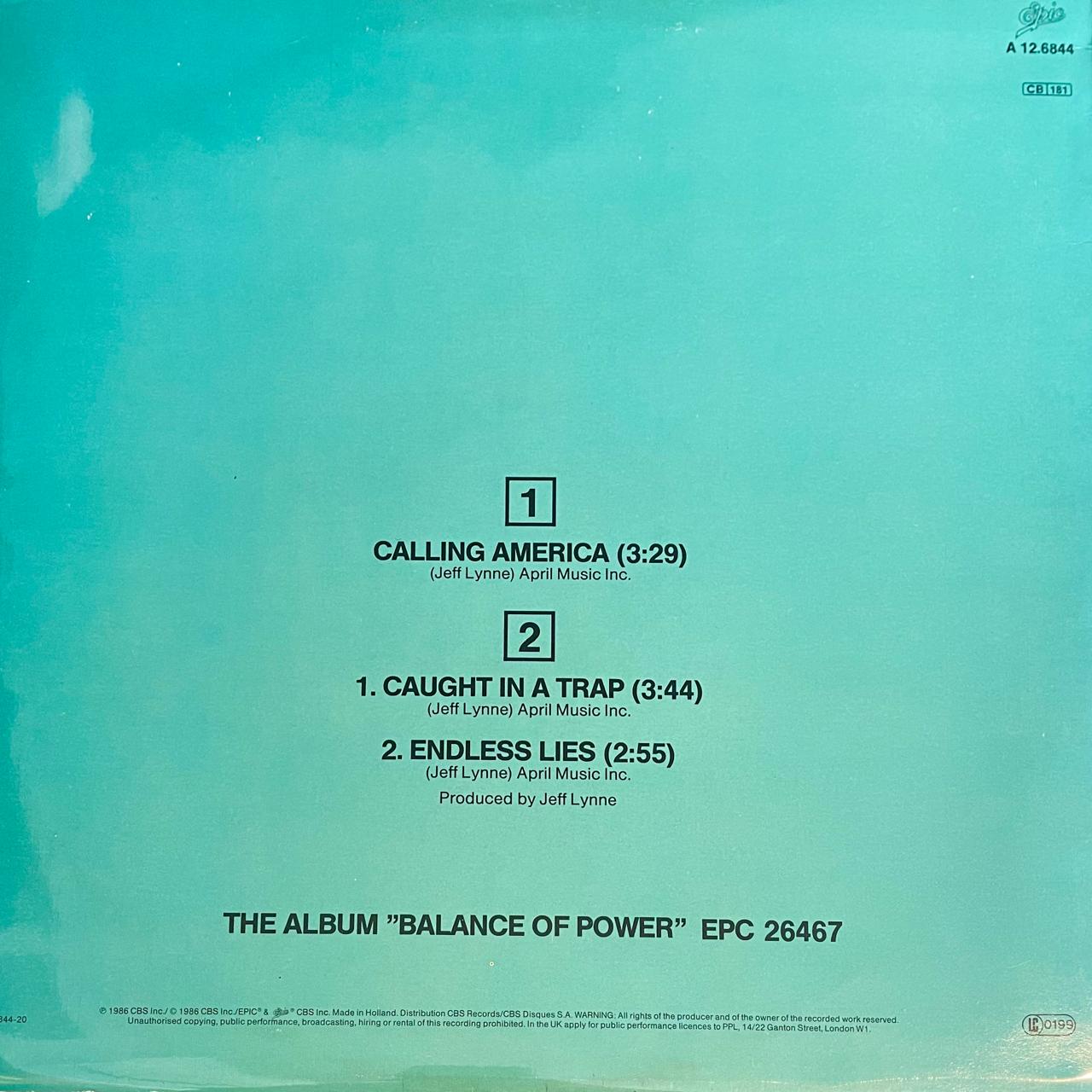 Electric Light Orchestra – Calling America (NM) BOX33