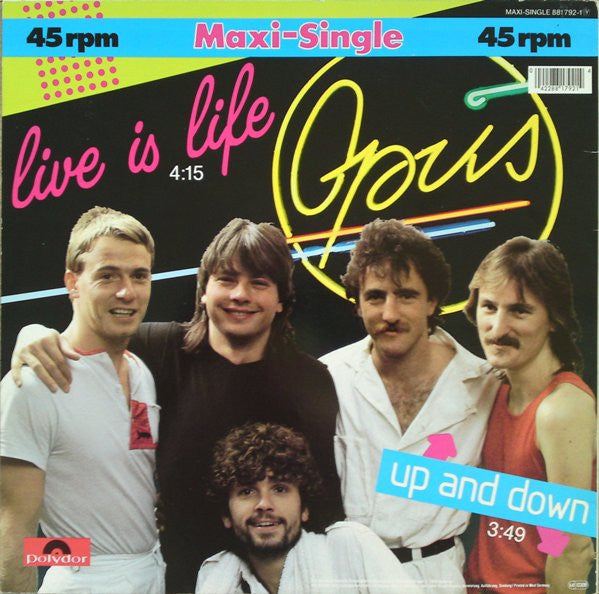 Opus – Live Is Life (NM, FUNDA EX) BOX36