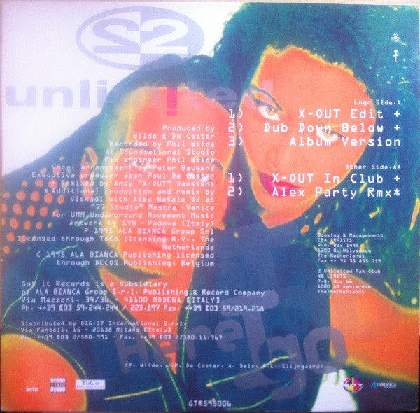 2 Unlimited – Here I Go (NM, FUNDA EX) -PEGATINA EN FUNDA- BOX7