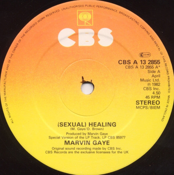 Marvin Gaye – (Sexual) Healing (Club Mix) (EX, FUNDA VG+) BOX30
