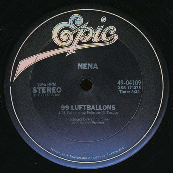 Nena – 99 Luftballons / Just A Dream (EX, FUNDA VG+) BOX18