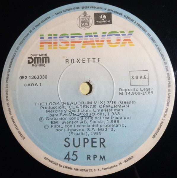Roxette – The Look (Head-Drum-Mix) (VG+) BOX16
