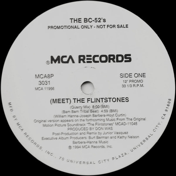 The BC-52's – (Meet) The Flintstones (NM, FUNDA VG+) BOX32