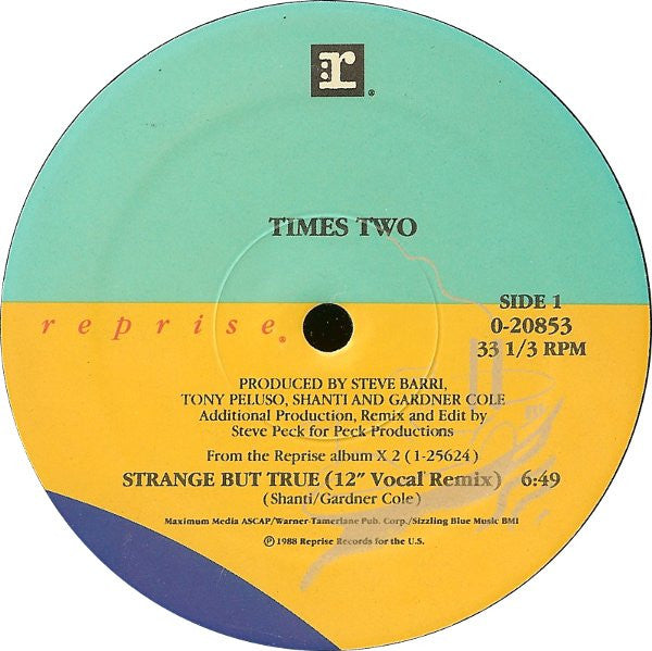 Times Two – Strange But True (NM, FUNDA VG+) BOX32