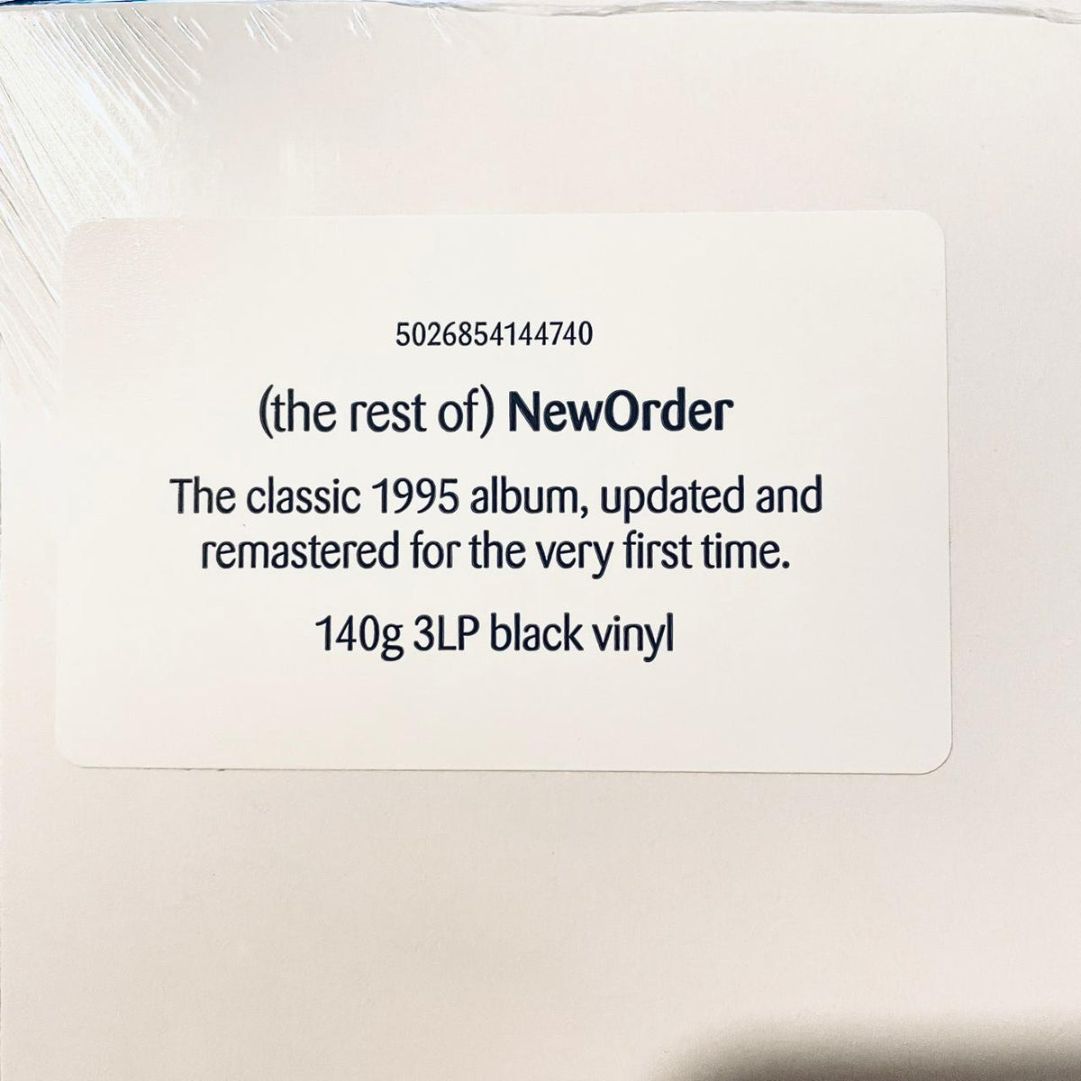 NewOrder – (The Rest Of) NewOrder / DISCO TRIPLE (NUEVO, SELLADO)