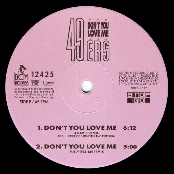 49ers – Don't You Love Me (NM) BOX33