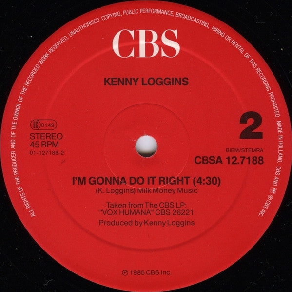 Kenny Loggins – Danger Zone (NM) BOX6