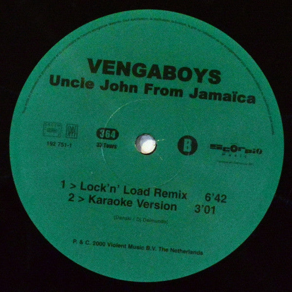 Vengaboys – Uncle John From Jamaica (VG+) BOX18