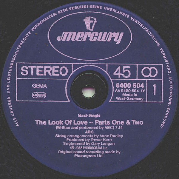 ABC – The Look Of Love (Parts One, Two, Three & Four) (NM, FUNDA VG+) BOX2