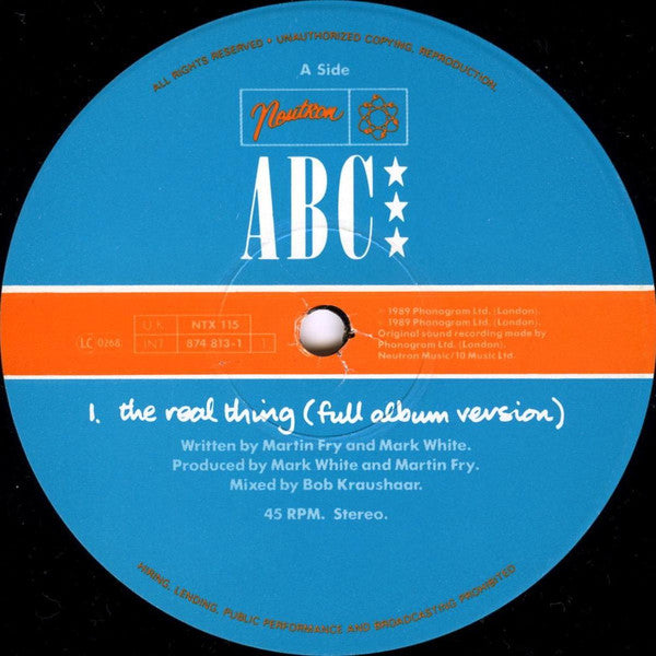 ABC – The Real Thing (VG+)