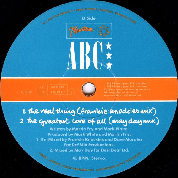 ABC – The Real Thing (VG+)