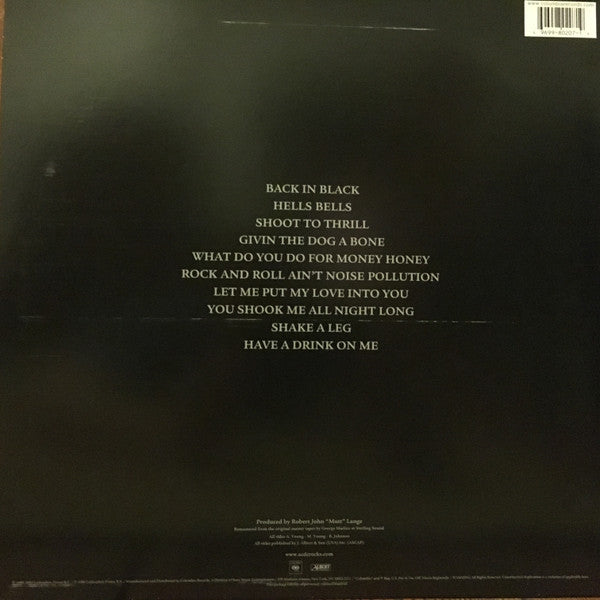 AC/DC – Back In Black (NUEVO, SELLADO) BOXV40
