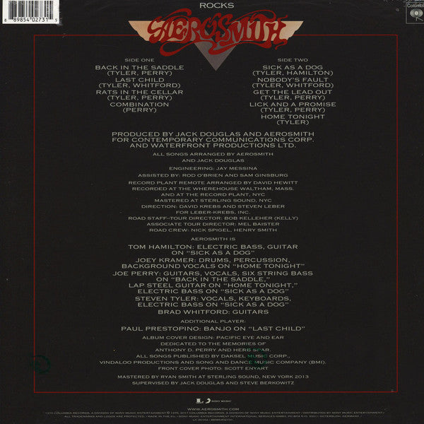 Aerosmith – Rocks (NUEVO, SELLADO) BOXV17