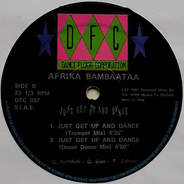 Afrika Bambaataa – Just Get Up And Dance (EX) BOX28