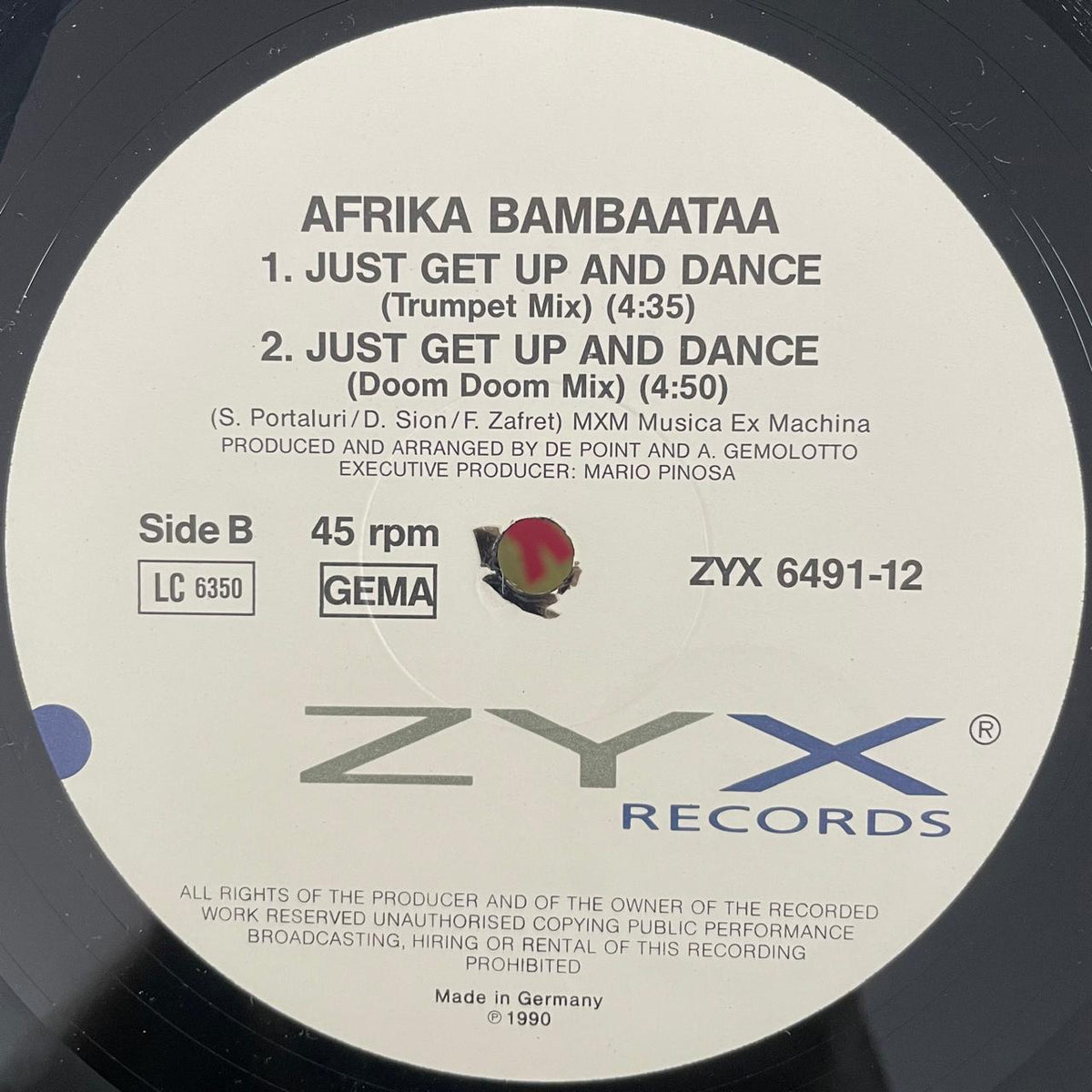 Afrika Bambaataa – Just Get Up And Dance (NM, FUNDA VG+) BOX5