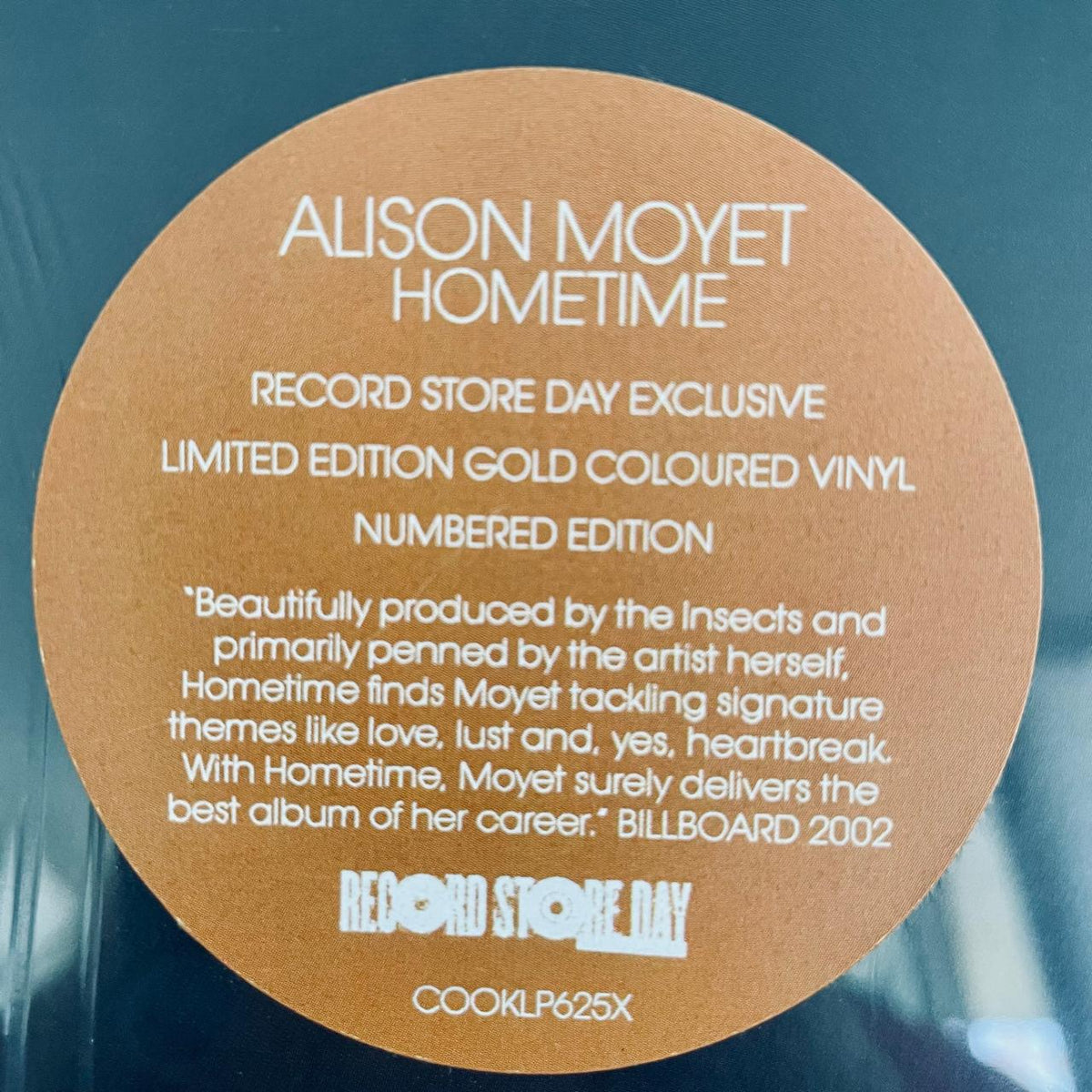 Alison Moyet – Hometime / LIMITED EDITION GOLD & NUMBERED (NUEVO, SELLADO)