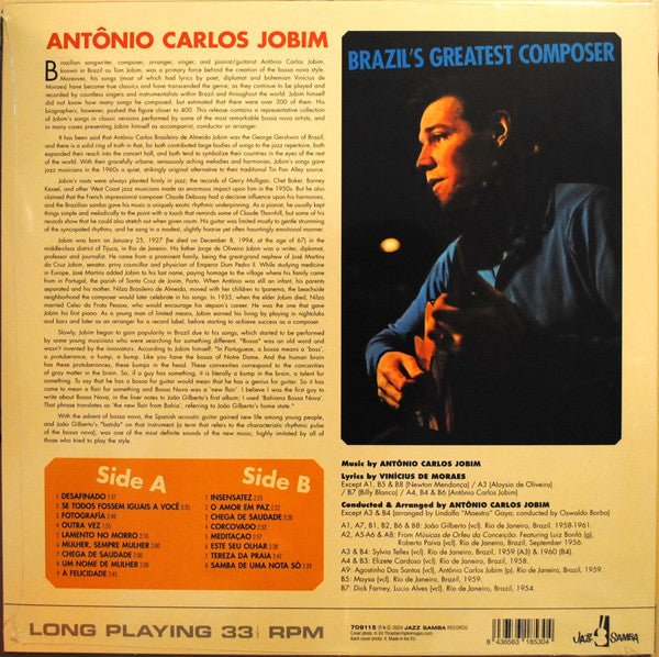 Antonio Carlos Jobim – Brazil’s Greatest Composer / LIMITED EDITION (NUEVO, SELLADO)