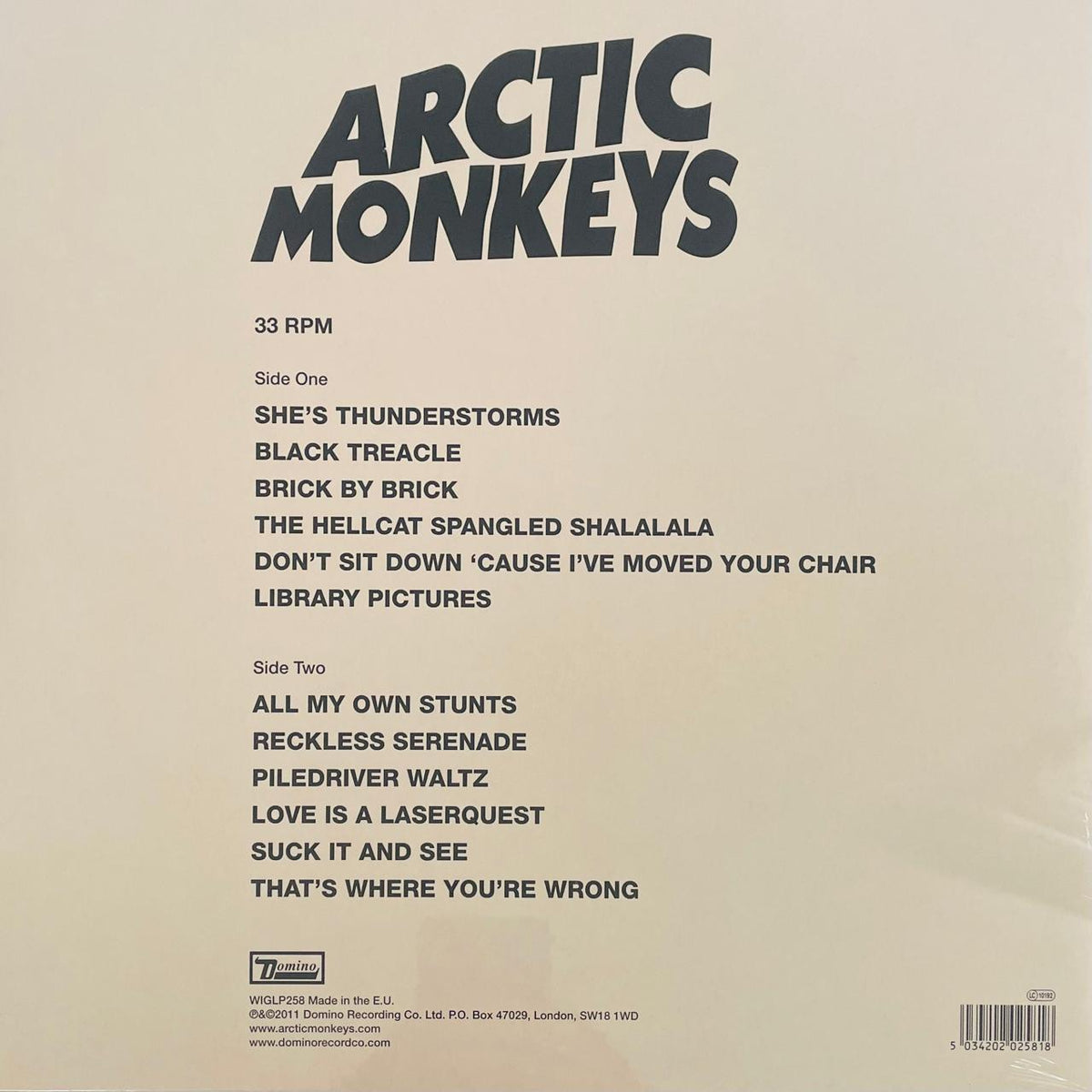 Arctic Monkeys – Suck It And See (NUEVO, SELLADO)