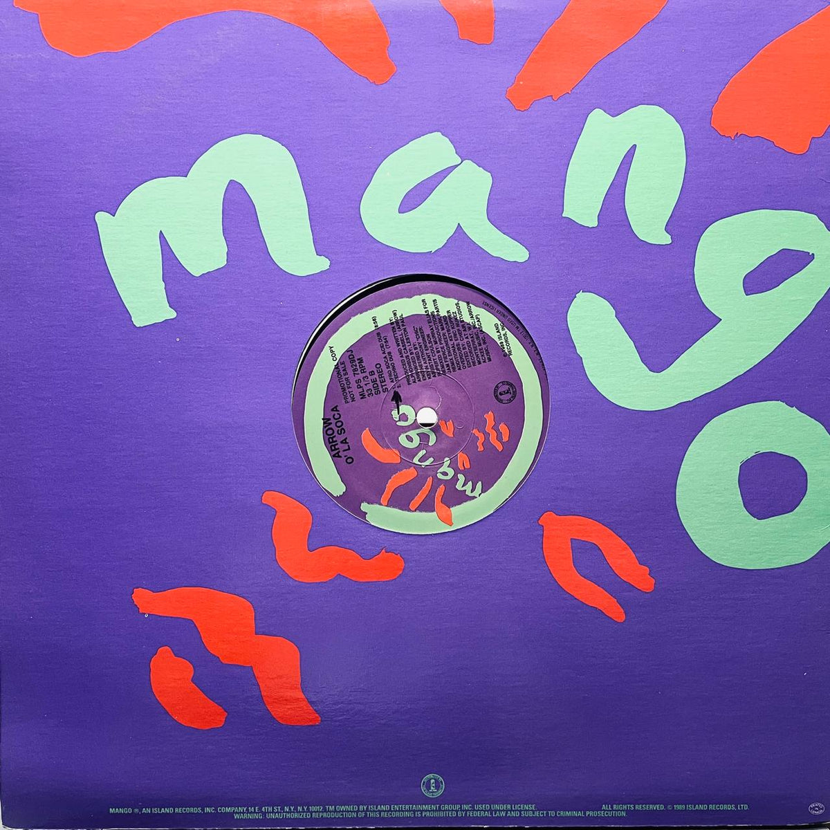 Arrow – O' La Soca (VG ) BOX31