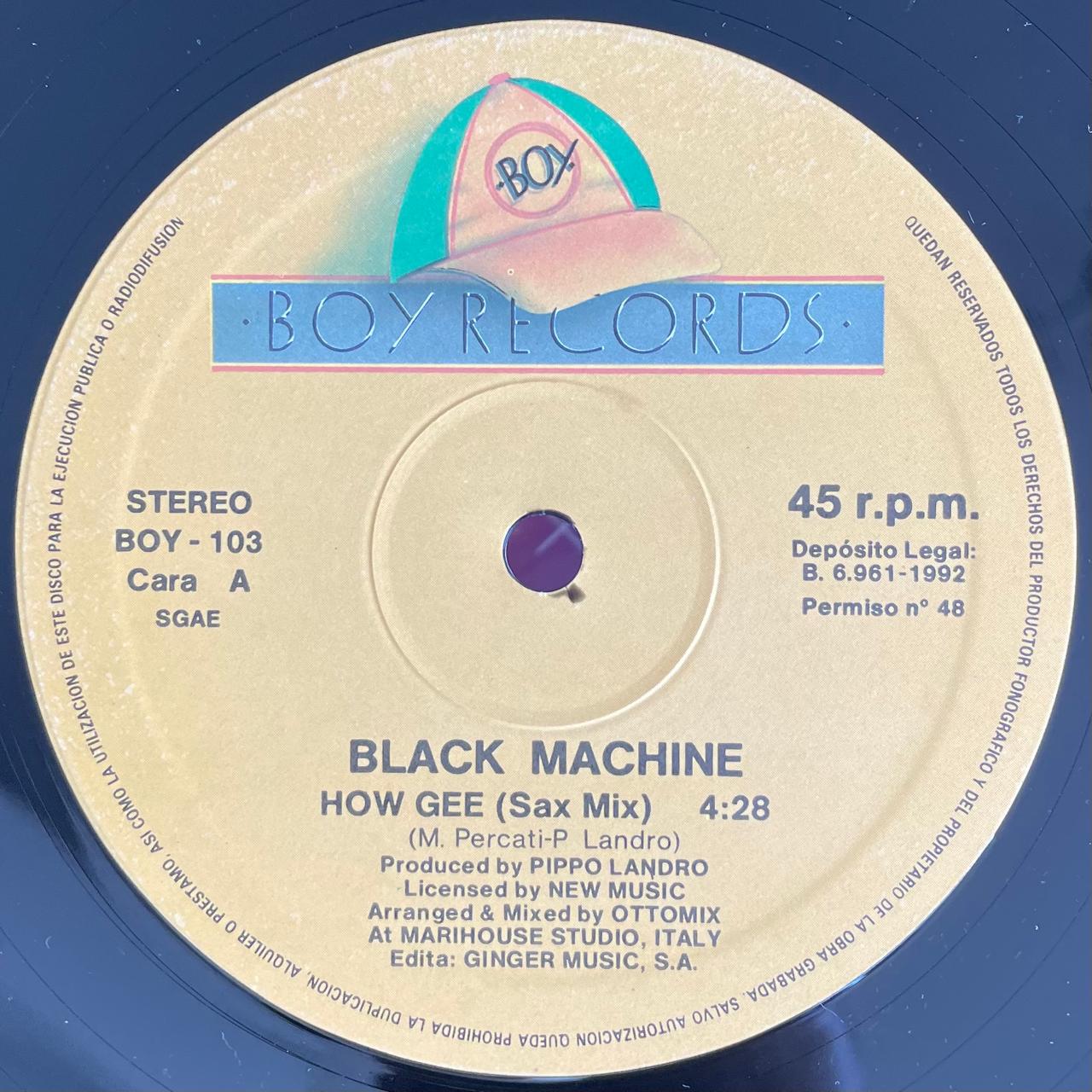 Black Machine – How Gee! (NM, FUNDA VG+)