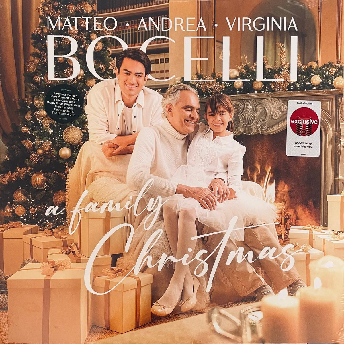 Andrea • Matteo • Virginia Bocelli – A Family Christmas / LIMITED EDITION (NUEVO, SELLADO)