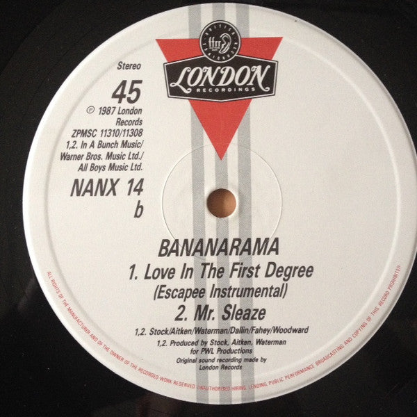 Bananarama – Love In The First Degree (NM, FUNDA VG+)