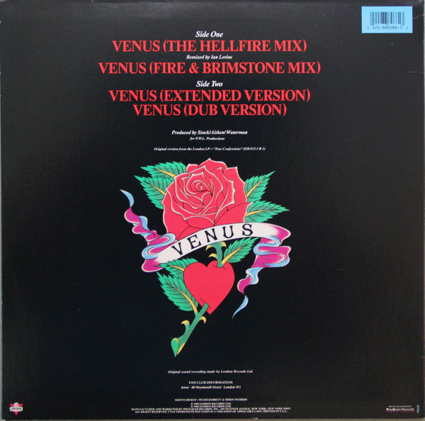 Bananarama – Venus (NM, FUNDA VG+) BOX23