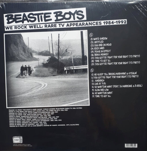 Beastie Boys – We Rock Well - Rare TV Appearances 1984-1992 (NUEVO, SELLADO) BOXV49