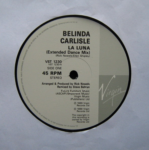 Belinda Carlisle – La Luna / INCLUYE POSTER (EX) BOX31