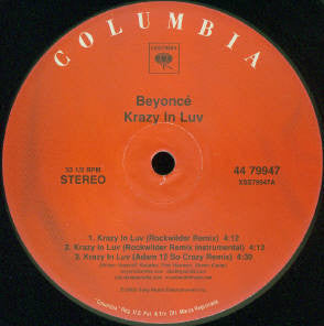 Beyoncé – Krazy In Luv (NM) BOX11