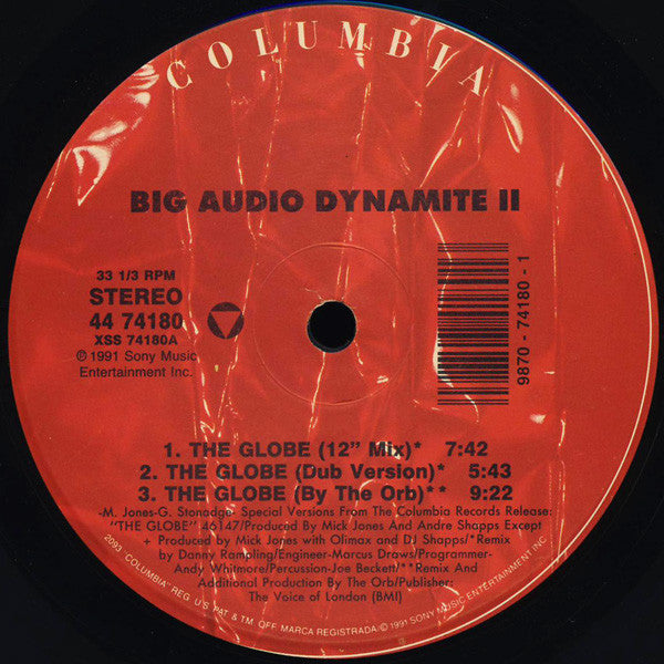 Big Audio Dynamite II – The Globe (NM, FUNDA VG) BOX11