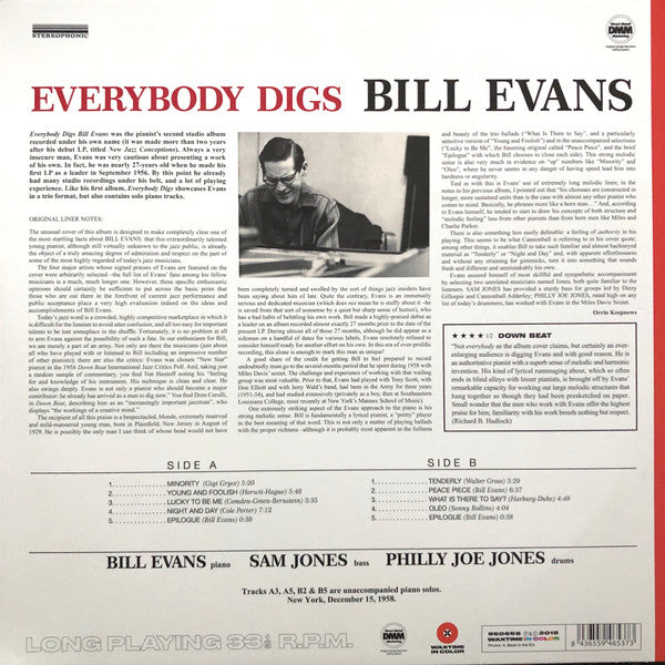 Bill Evans – Everybody Digs Bill Evans / LIMITED EDITION (NUEVO, SELLADO) BOXV53