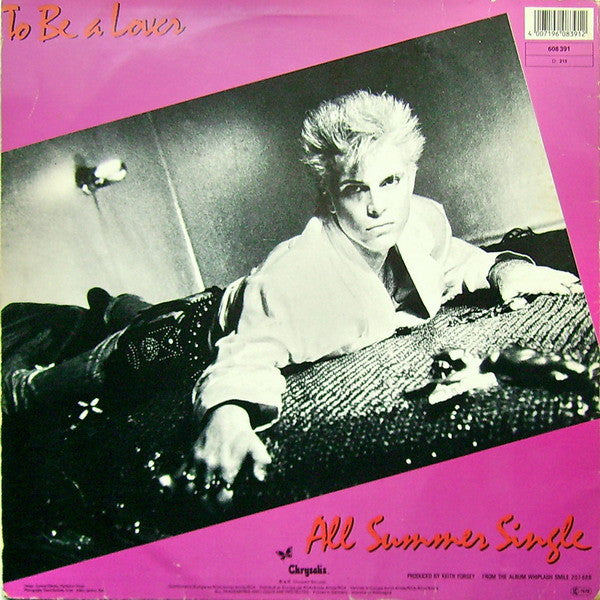 Billy Idol – To Be A Lover (NM) BOX3