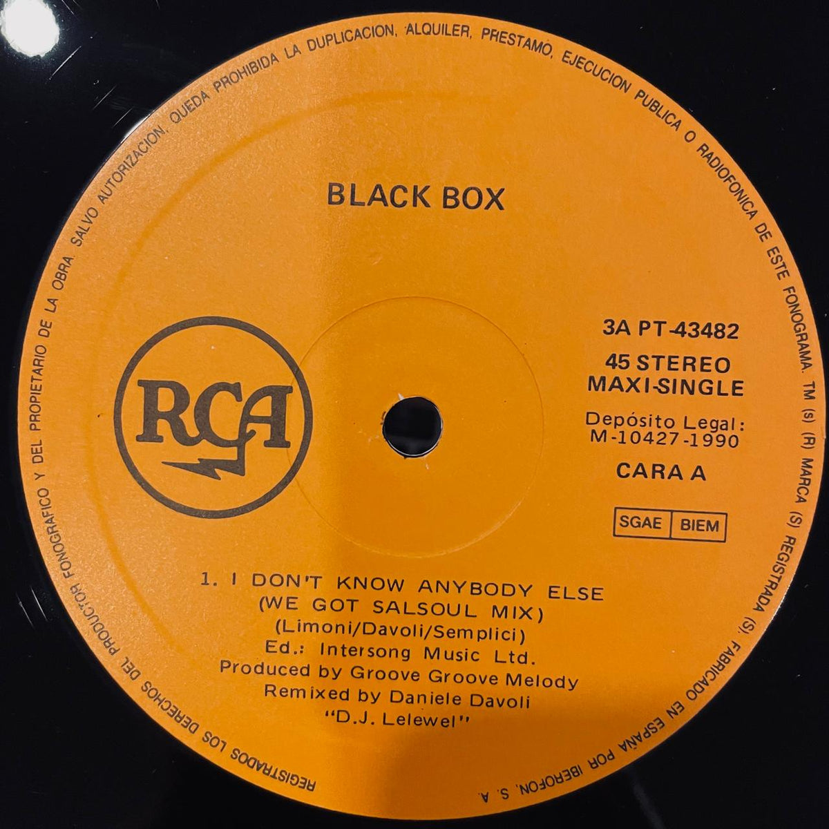 Black Box – I Don't Know Anybody Else (NM, FUNDA VG+) BOX16