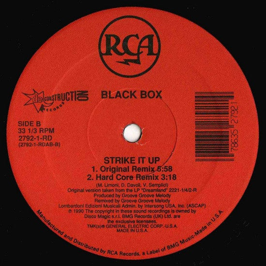 Black Box – Strike It Up (EX) BOX11