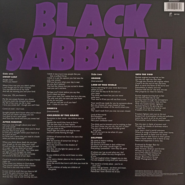 Black Sabbath – Master Of Reality (NUEVO, SELLADO) BOXV8