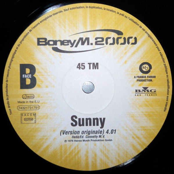Boney M. 2000 – Sunny (Le Remix) (NM) BOX6