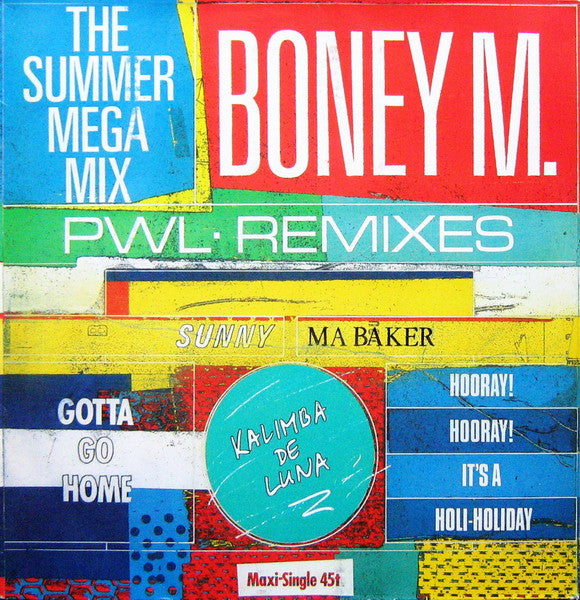 Boney M. – The Summer Mega Mix (PWL Remixes) (NM, FUNDA VG+) BOX30