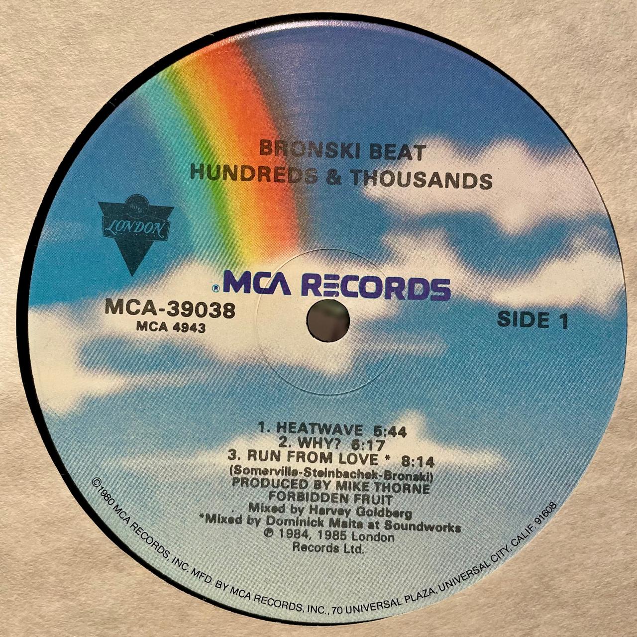 Bronski Beat – Hundreds & Thousands (NM)