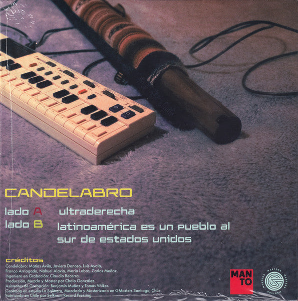 Candelabro – Ultraderecha / Latinoamérica Es Un Pueblo Al Sur De Estados Unidos / DISCO 7" (NUEVO, SELLADO)