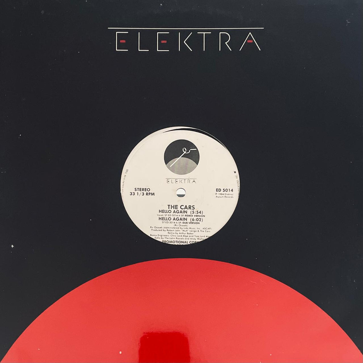 The Cars – Hello Again (NM, FUNDA VG+) BOX27