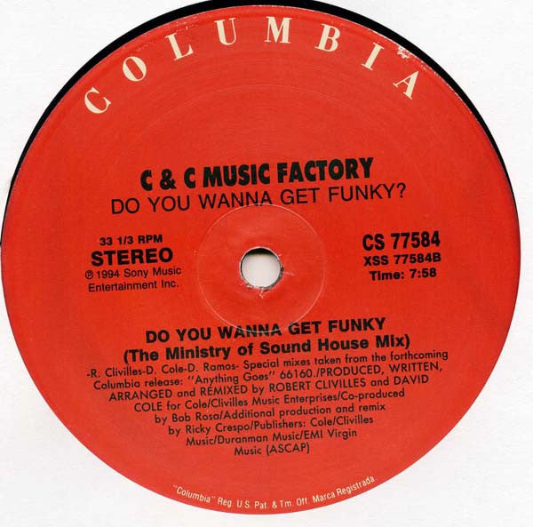 C + C Music Factory – Do You Wanna Get Funky / DISCO DOBLE (NM, FUNDA EX) BOX11