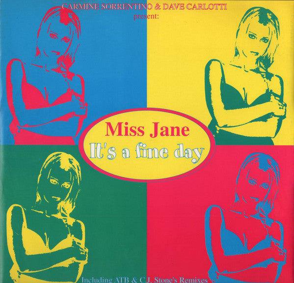 Carmine Sorrentino & Dave Carlotti Present: Miss Jane – It's A Fine Day, disco de vinilo, usado en estado NM