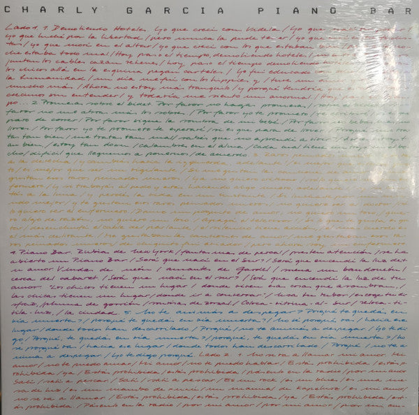 Charly Garcia – Piano Bar (NUEVO, SELLADO) BOXV10