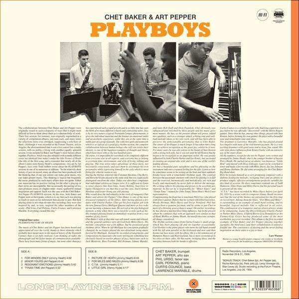 Chet Baker & Art Pepper – Playboys / LIMITED EDITION (NUEVO, SELLADO) BOXV53