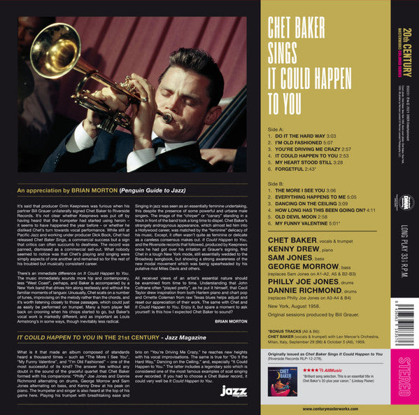 Chet Baker – Chet Baker Sings It Could Happen To You / LIMITED EDITION (NUEVO, SELLADO) BOXV53
