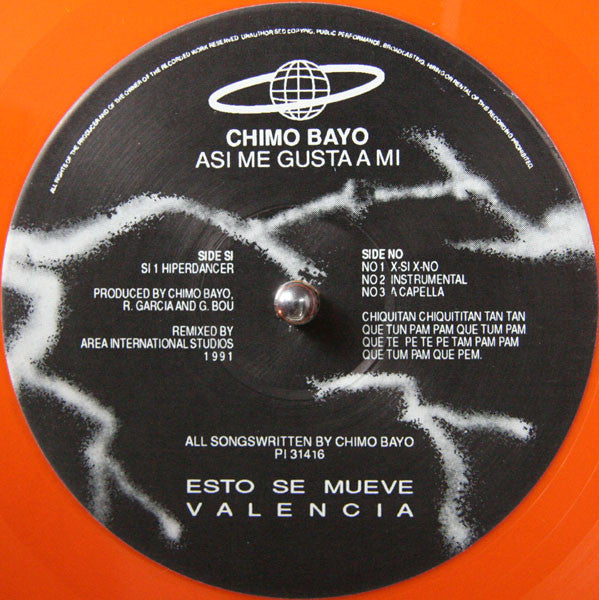 Chimo Bayo – Asi Me Gusta A Mi (NM, FUNDA VG+ EDICIÓN LIMITADA EN VINILO NARANJO) BOX12