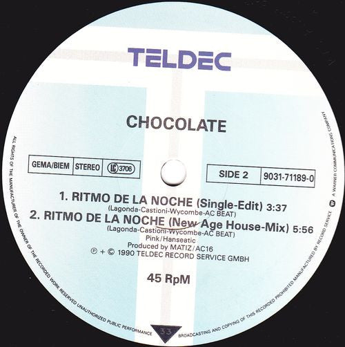 Chocolate – Ritmo De La Noche (NM) BOX6